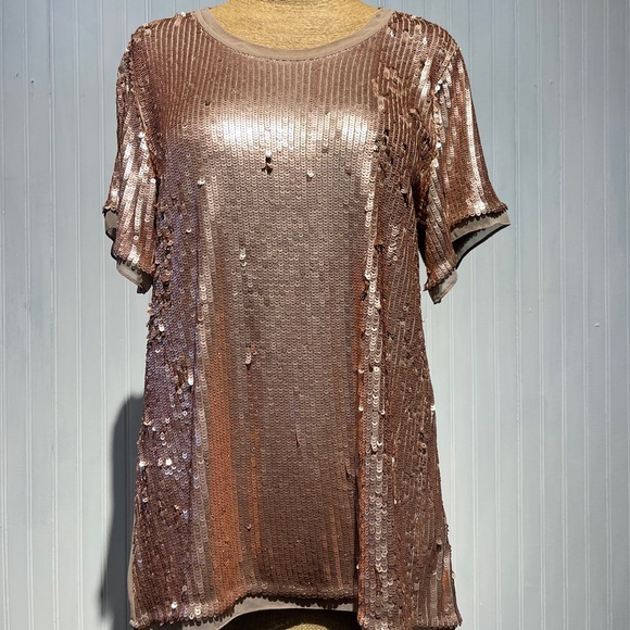 Geneva Matte Sequin Tee